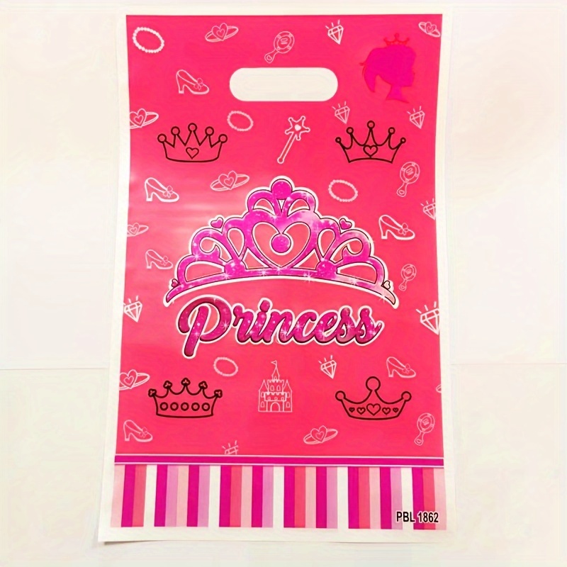 10pcs Bolsa Fiesta Rosa Princesa Príncipe Bolsas Dulces - Temu