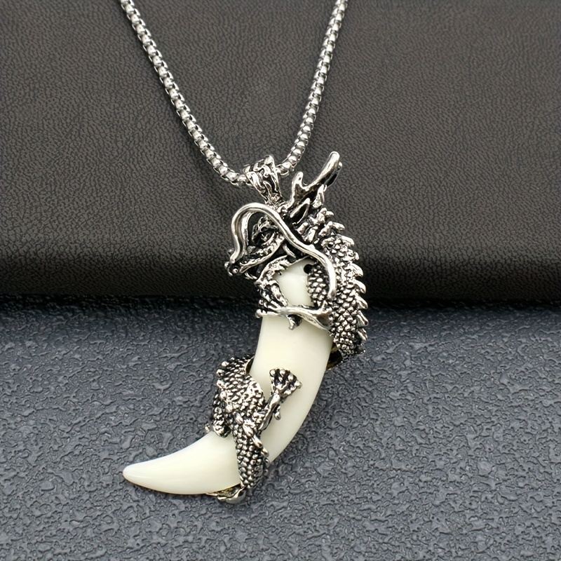 Dragon deals tooth pendant