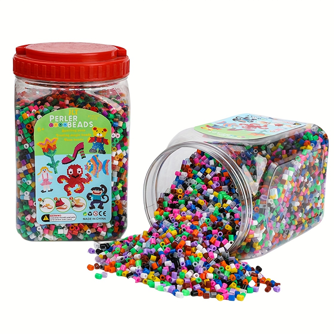  Fuse Beads Kit 12000 Pcs 5mm Melty Beads Set for Kids