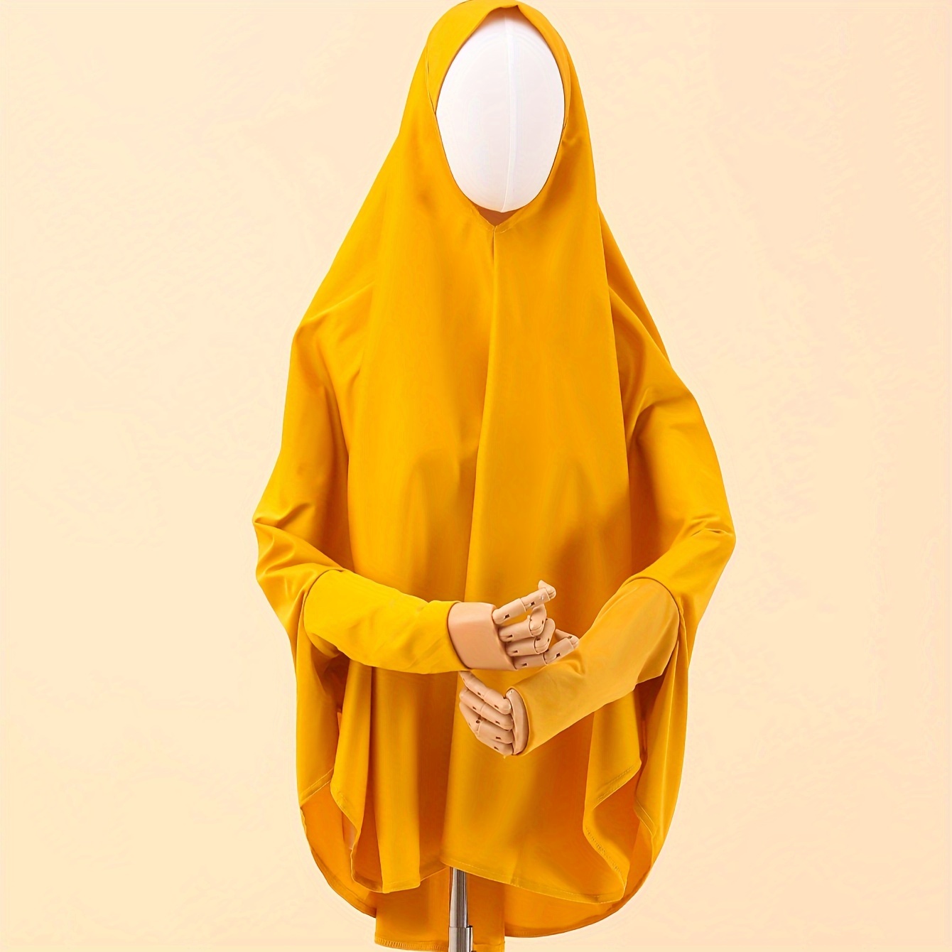 Stilvolle Einfarbige Niqab-Burka, Lässiger Sonnenschutz, Gebets-Hijab,  Praktischer Outdoor-Pullover, Bandana