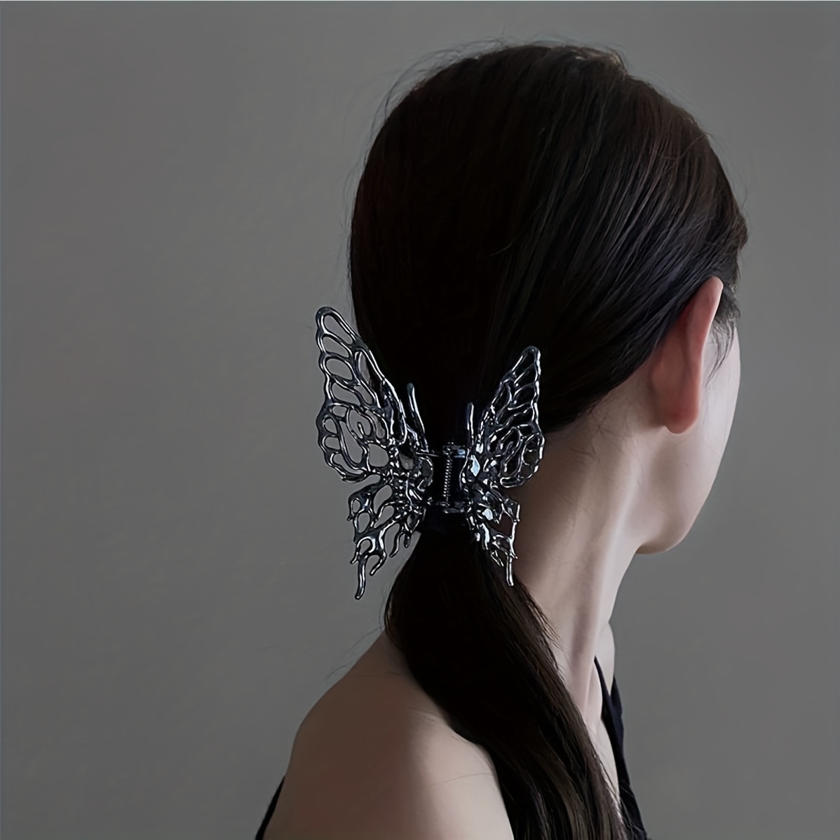 Butterfly Hair Claw Clip Y2k Elegant Large Hair Claw Clip - Temu