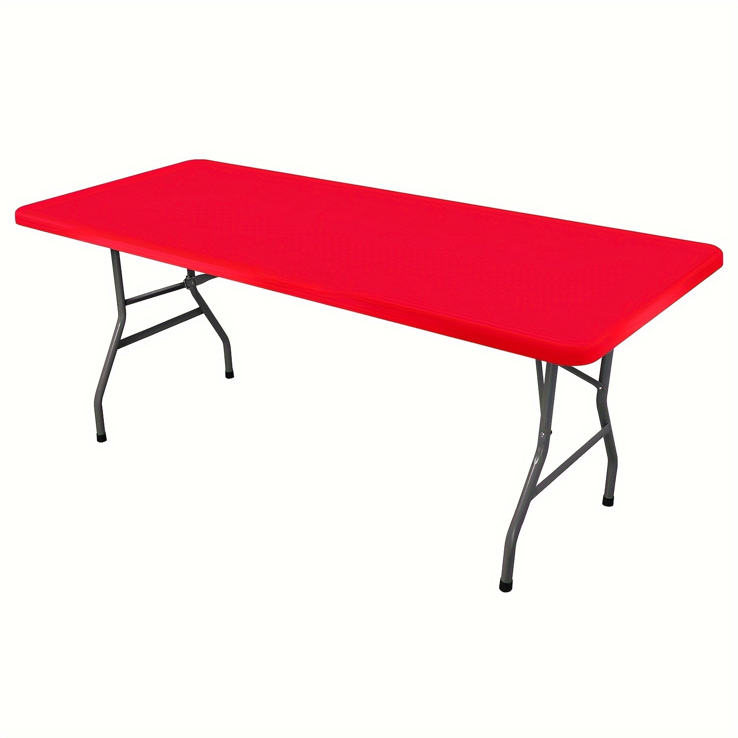 

1pc Polyester Rectangular Elastic Table Cover, Can Be Washed And Elastic, Universal Rectangular Tablecloth, Protective Cover Suitable For Home Parties, Banquets, Picnics, Wedding Decorations