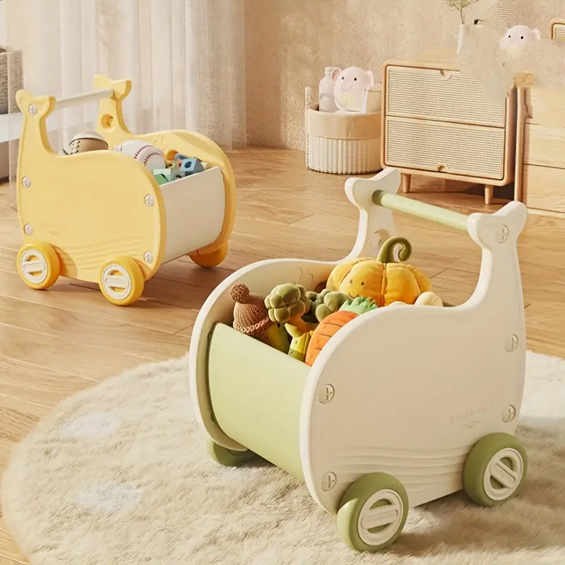 Plastic Children's Shopping Cart Large Capacity Storage - Temu