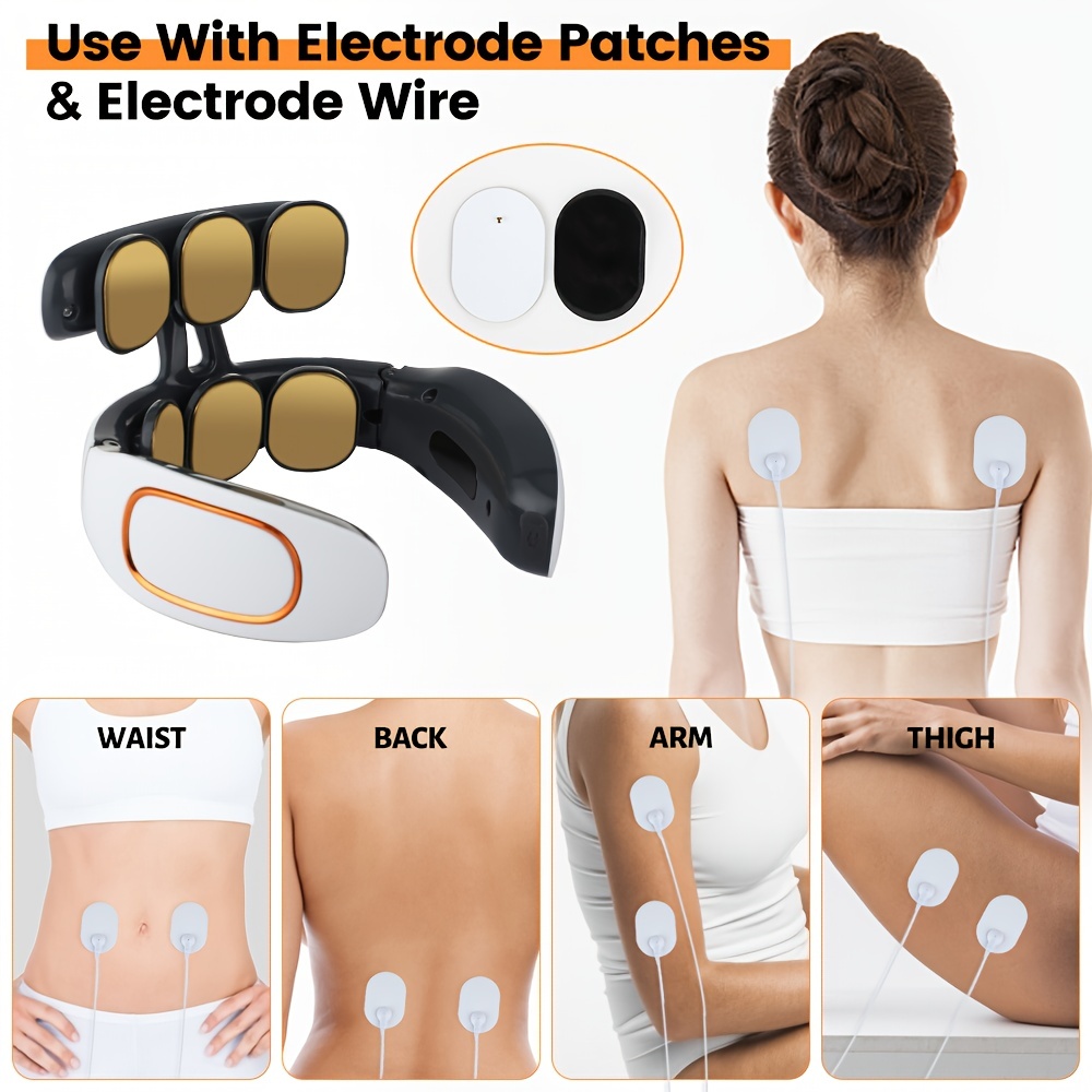 Electromagnetic Pulse Neck Massager Deep Tissue Cordless Massager with Heat  Neck And Shoulder Muscles Pain Relief Massage Relax - AliExpress