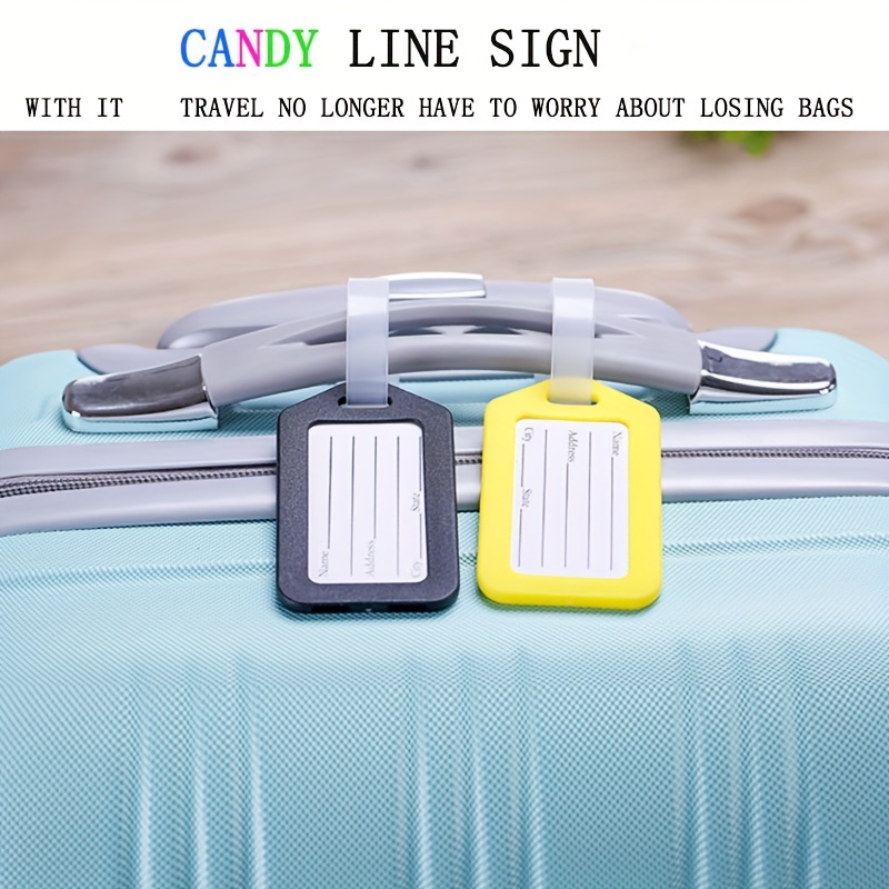 1-10pcs Luggage Tags Suitcase Label Bag Travel Accessories Luggage