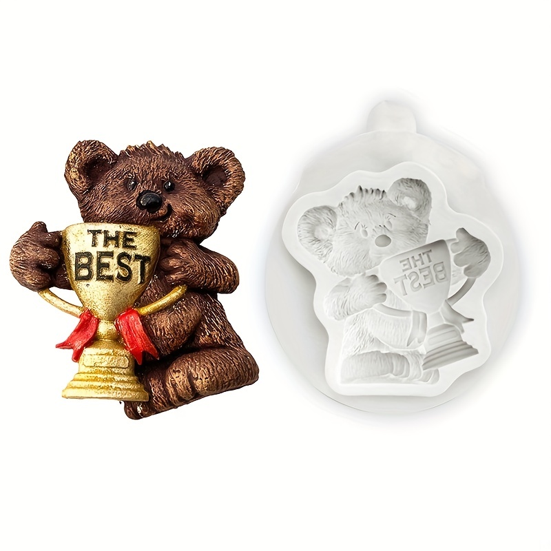 Teddy Bear Lollipop Hard Candy Mold