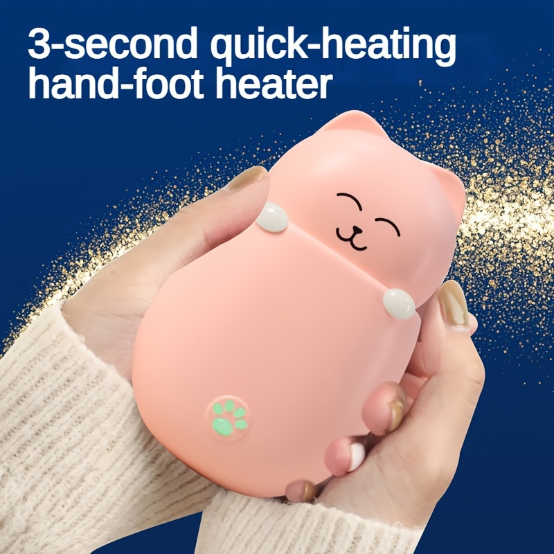 1200mAh Mini Hand Warmer with Colorful Lights