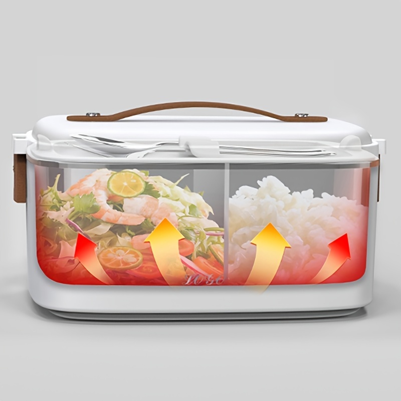 Upgrade Lunch Box Container Large Capacity Lunch Box for 1 or 2 People's Meal Red, Men's