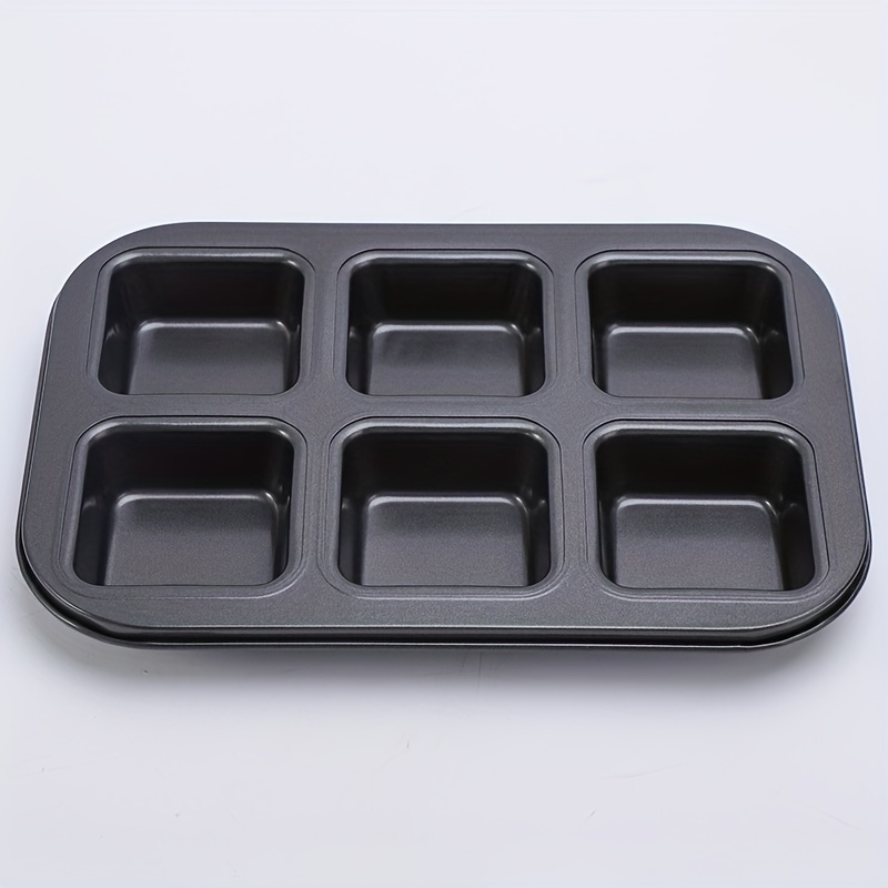 1pc 35-Cavity Small Square Shaped Silicone Cake Mold Chocolate