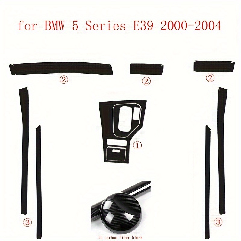 Carbon Fiber 5er E39 2000-2004 Auto Film Innenraum Aufkleber