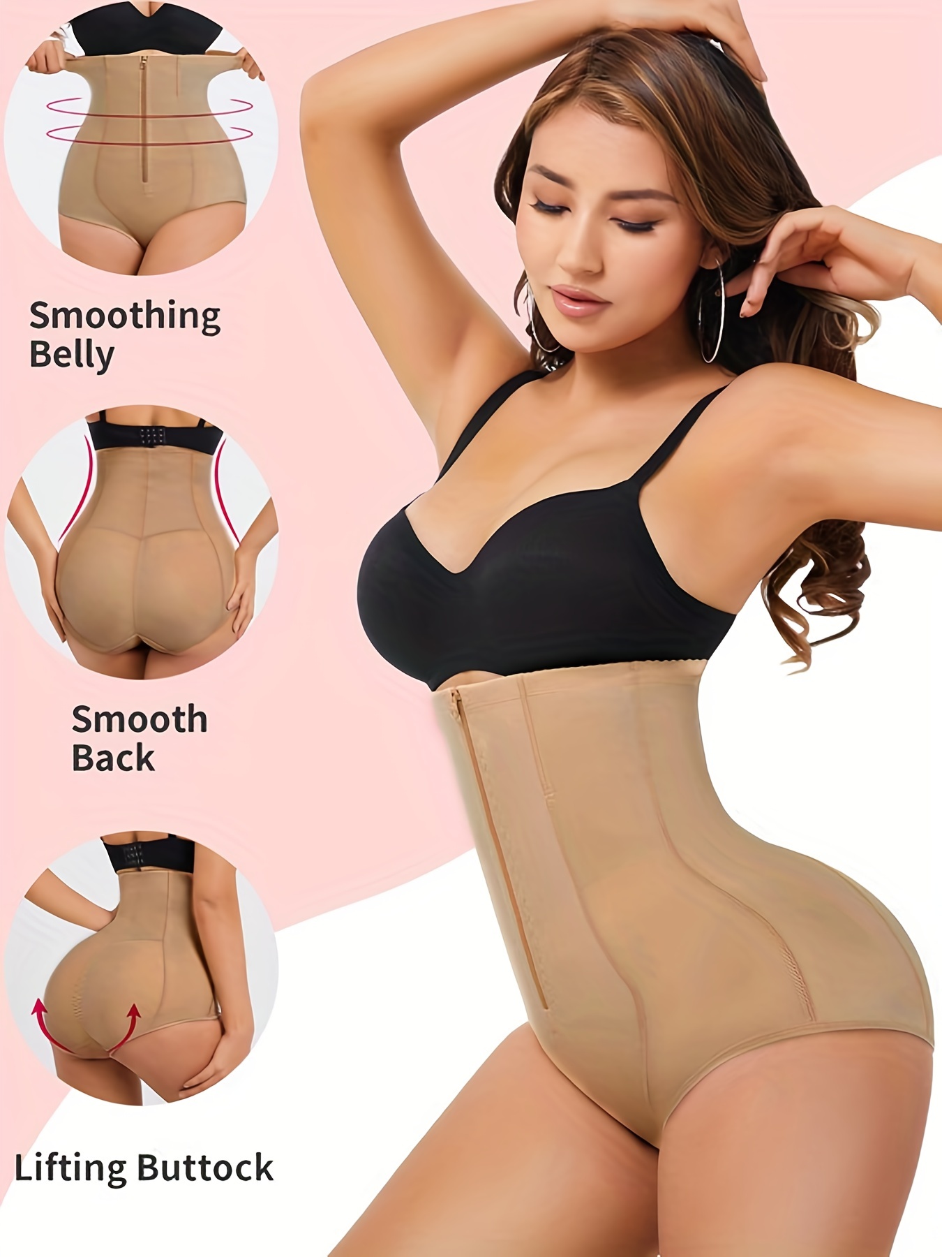 Butt Lifting Panties,Tummy Control Shapewear for Women Lower Belly