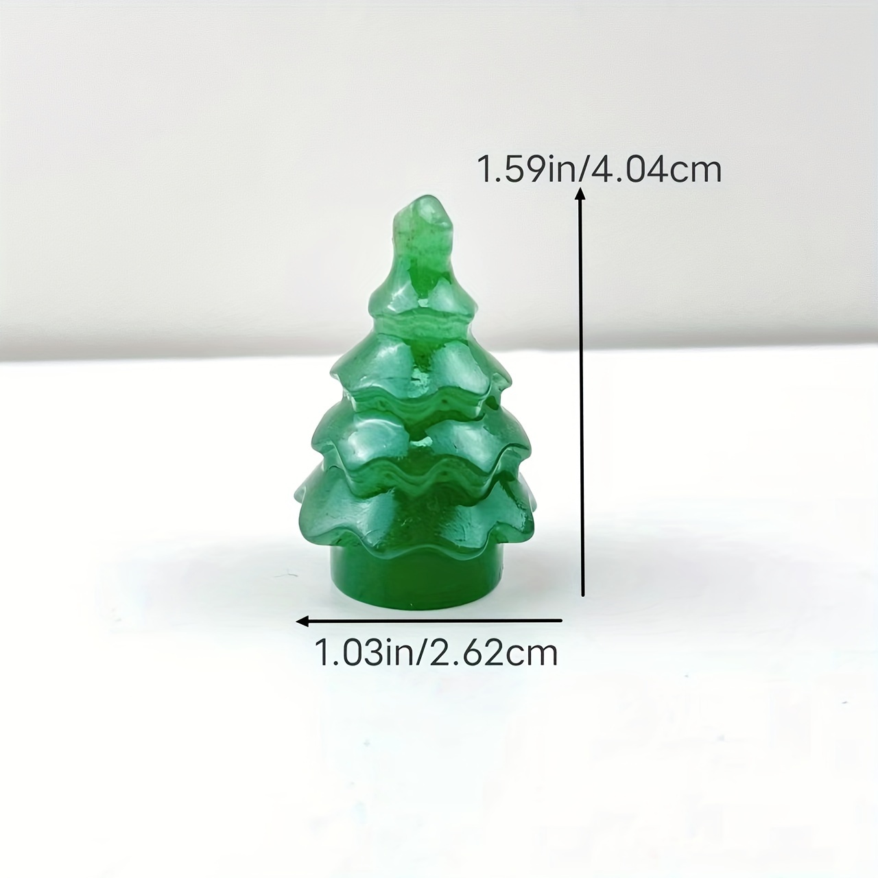 Natural Crystal Mini Christmas Trees Figurine Handmade - Temu