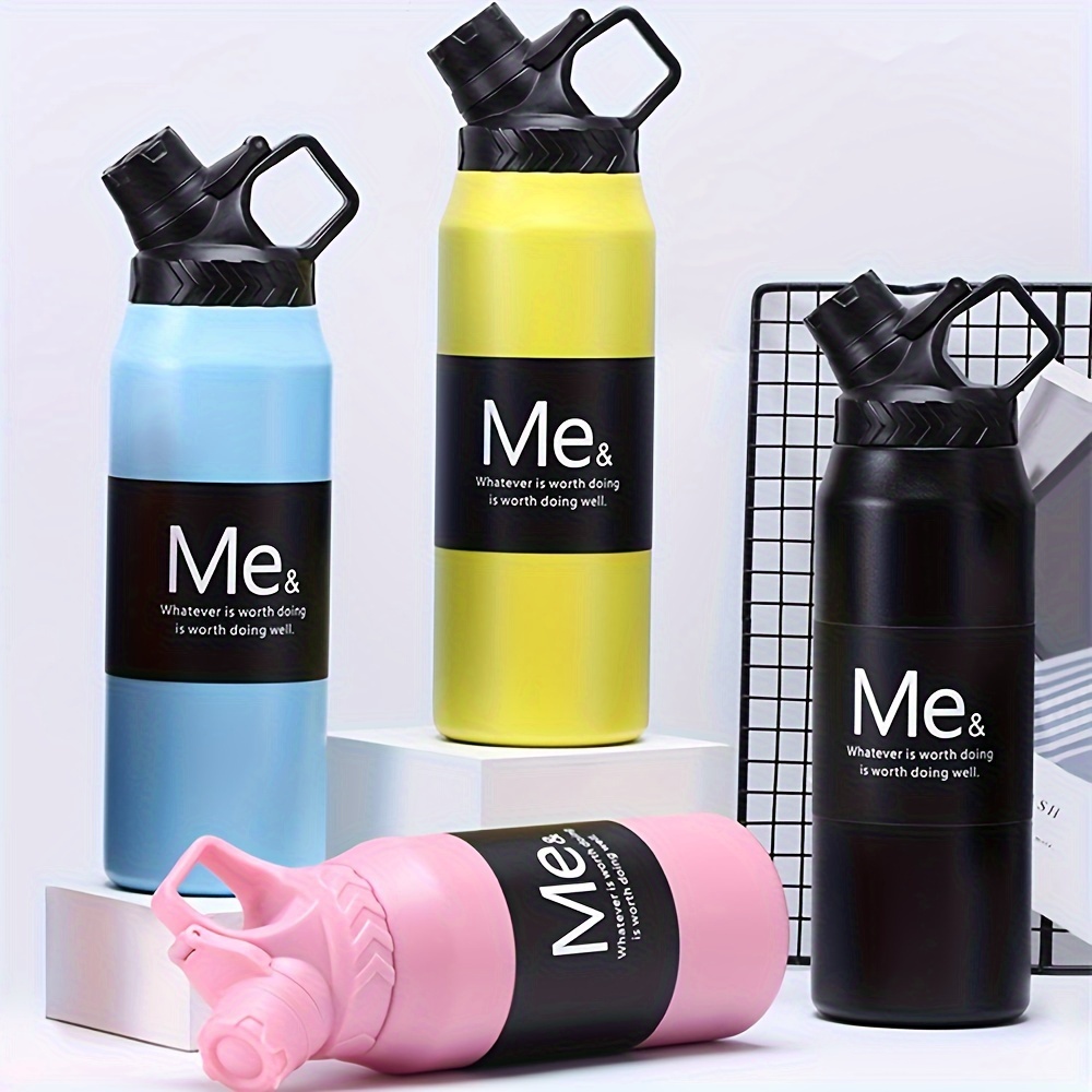 Insulated Water Bottle Stainless Steel Double Wall Vacuum - Temu