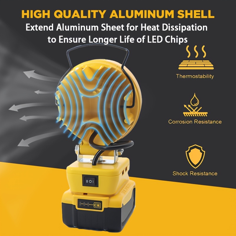 30w led flood work light cordless dual usb fast Temu