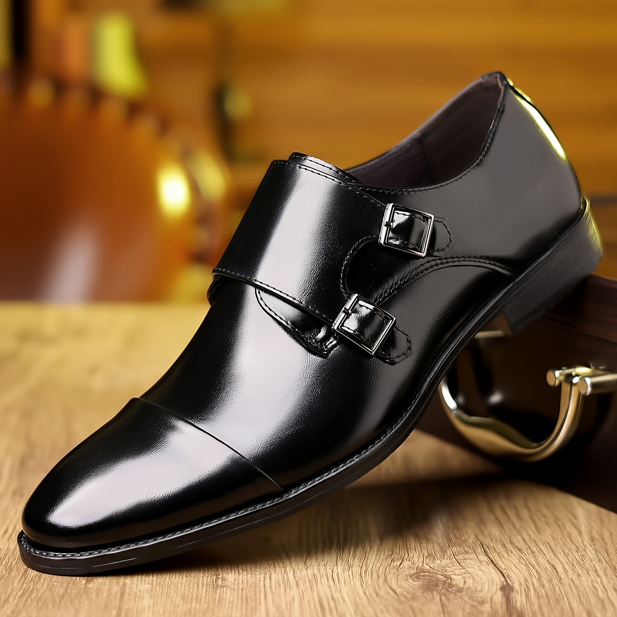 Double monk strap store casual