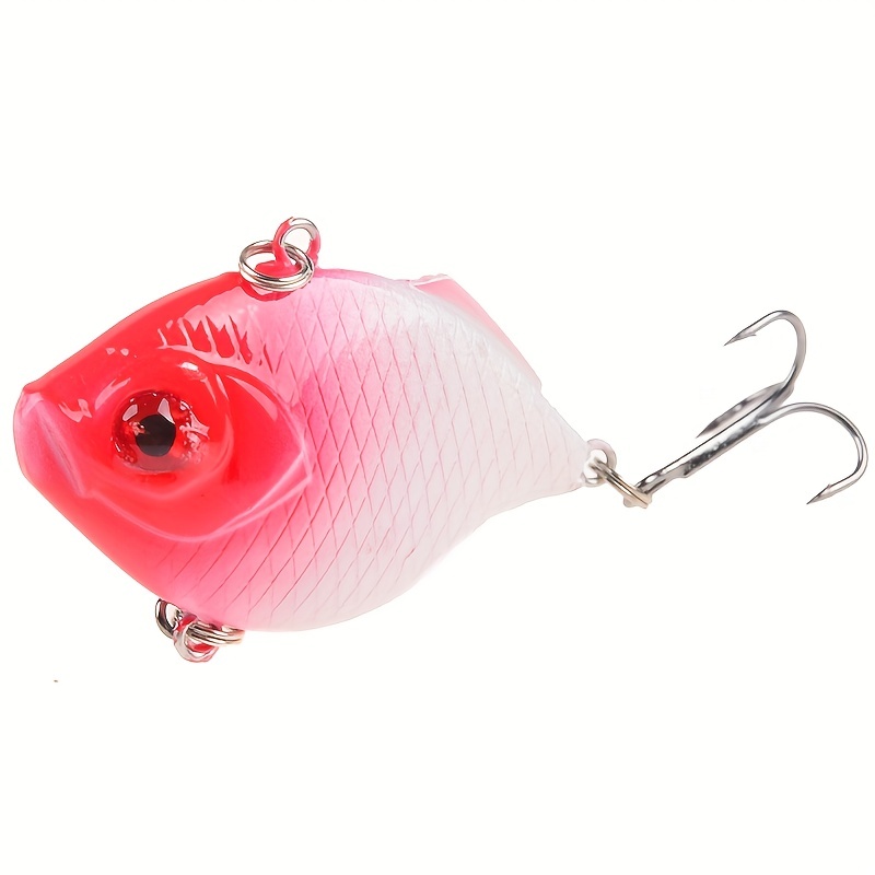 Kaesi55mm/6.5g Vivid Fishing Lure Shark Hook Plastic Water Surface Fishing  Popper Lure Fishing Accessory