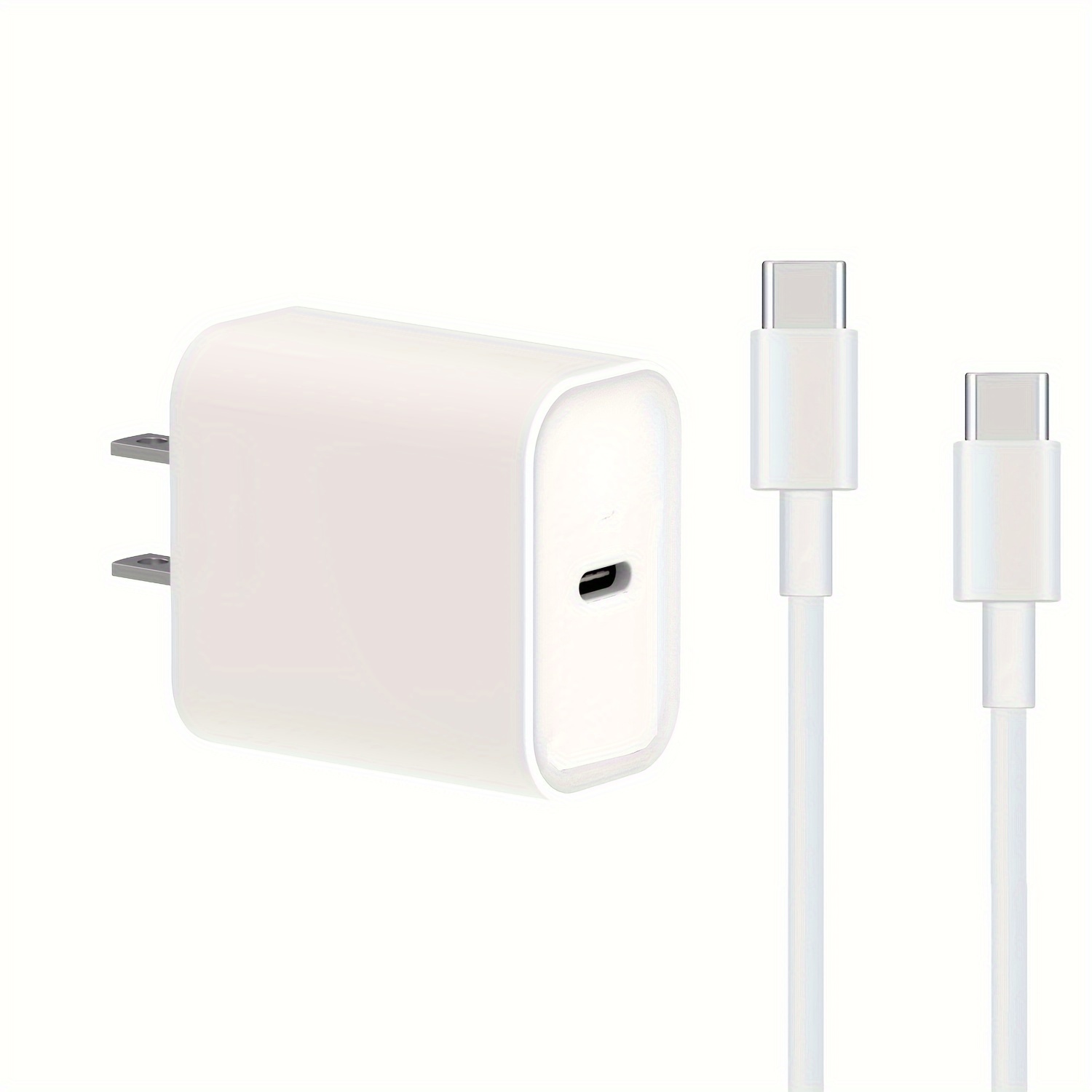  Cargador rápido para iPhone de 20 W [certificado Apple MFi] USB  tipo C, bloque de carga rápida, suministro de energía, cargador rápido  Apple con cable Lightning de 3.3 pies para iPhone