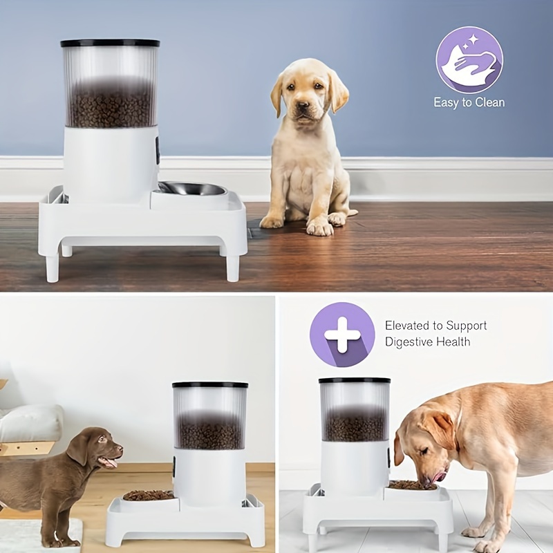 Elevated Pet Feeder with Stoage for Dogs and Cats