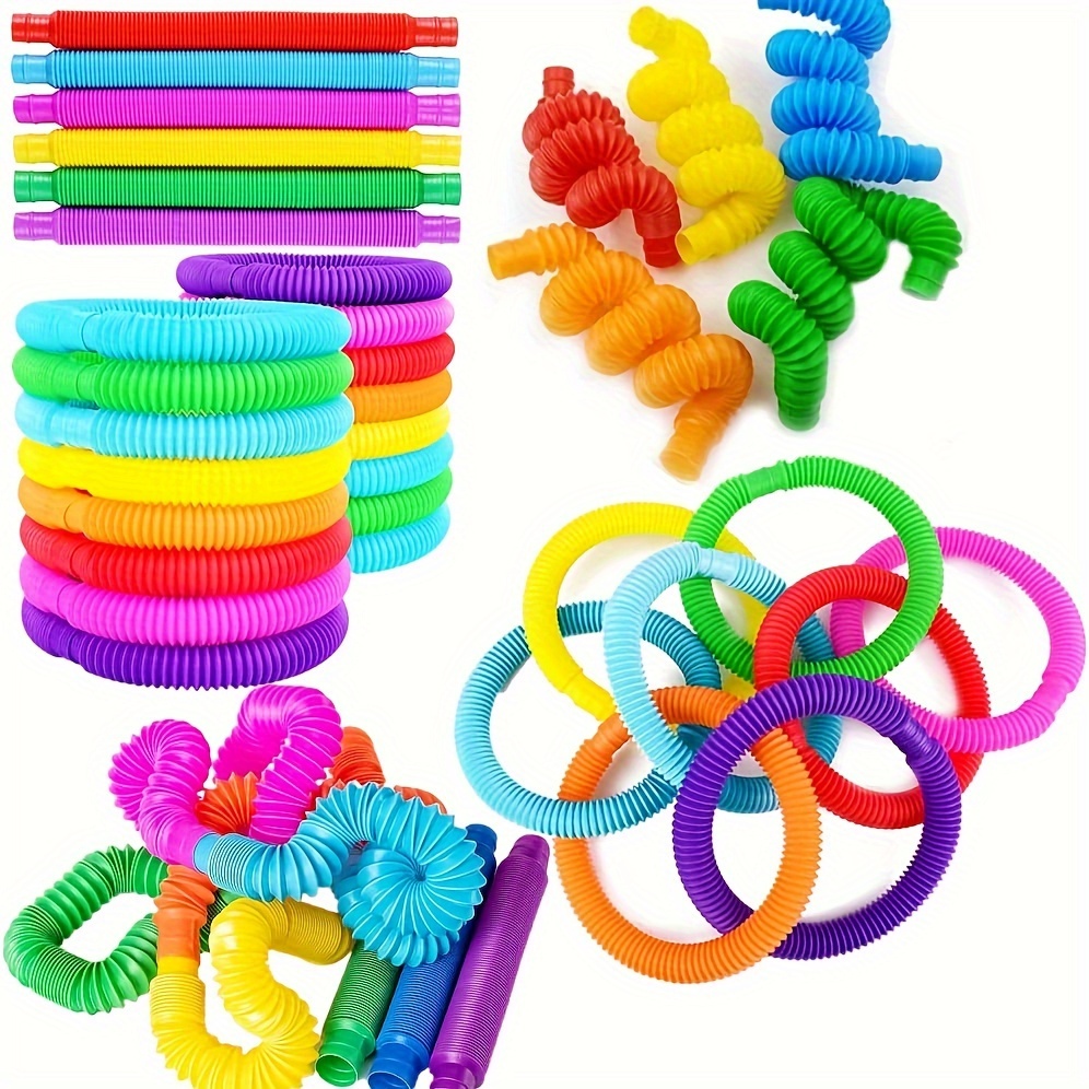 Autism Sensory Toys New Pop Tubes Fidget Toys For Kids/girls - Temu