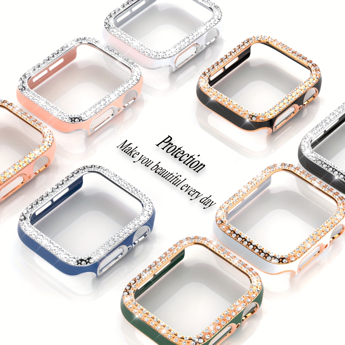 3 Paquetes Protector Reloj Diamantes Imitación Brillantes - Temu Chile