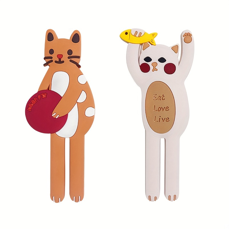 Cute Cat Shaped Bottle Opener Magnetic Refrigerator Cartoon - Temu