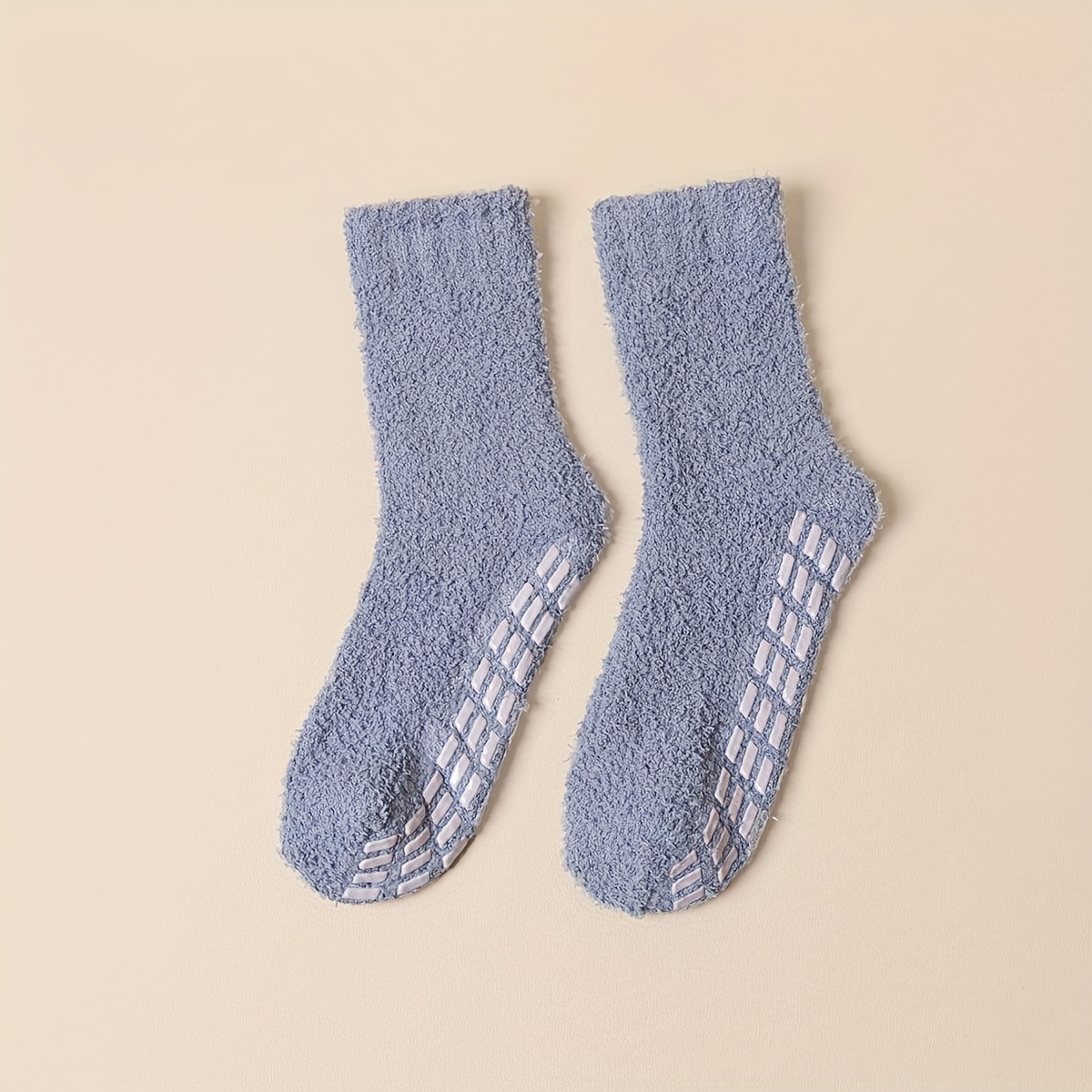 WKTRSM Chaussette Femme Hiver Chaussettes Pantoufles en Peluche