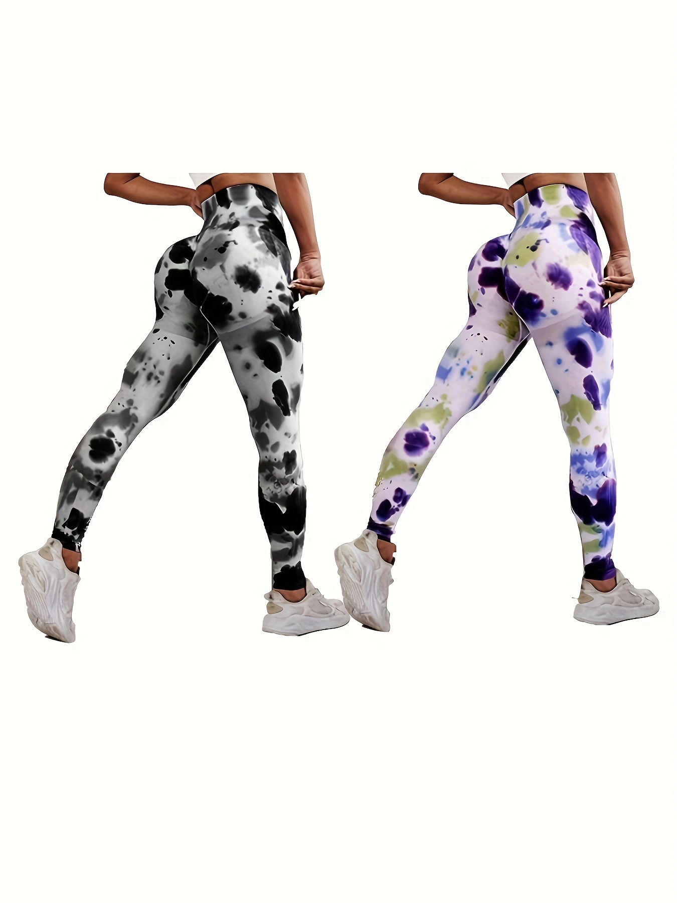 Butt Waisted Pants Short for Women Yoga Lifting 2PC High Leggings