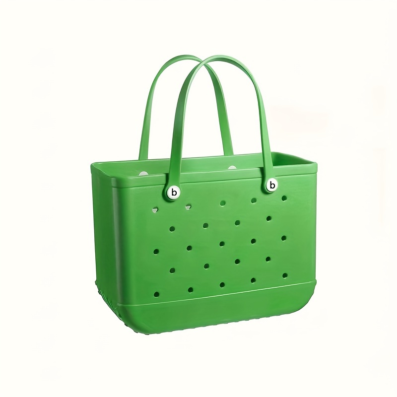 Fashion Bogg Bag Women Large Capacity Hole Handbags Eva Beach Tote Bags Pet  Bag-7