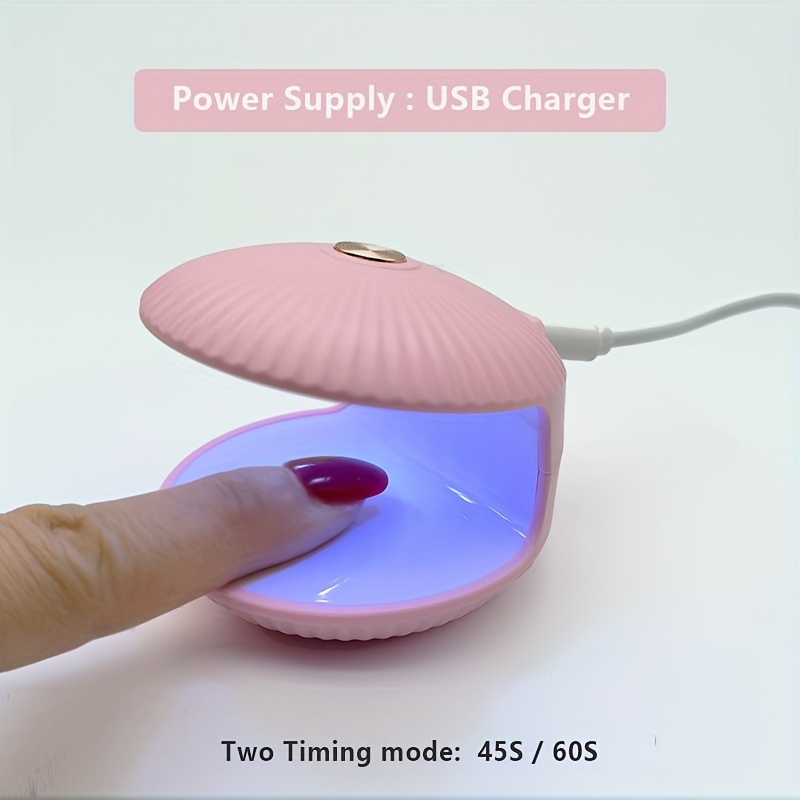 Portable Mini Lampada Uv Led Unghie Cavo Usb Design A Forma