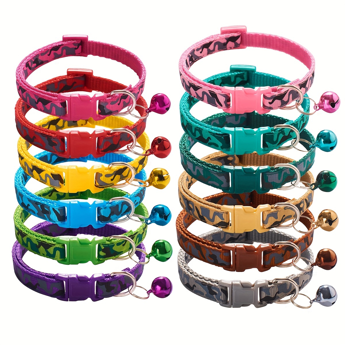 12pcs Cat Collar With Bell Puppy Collars Lowest Price