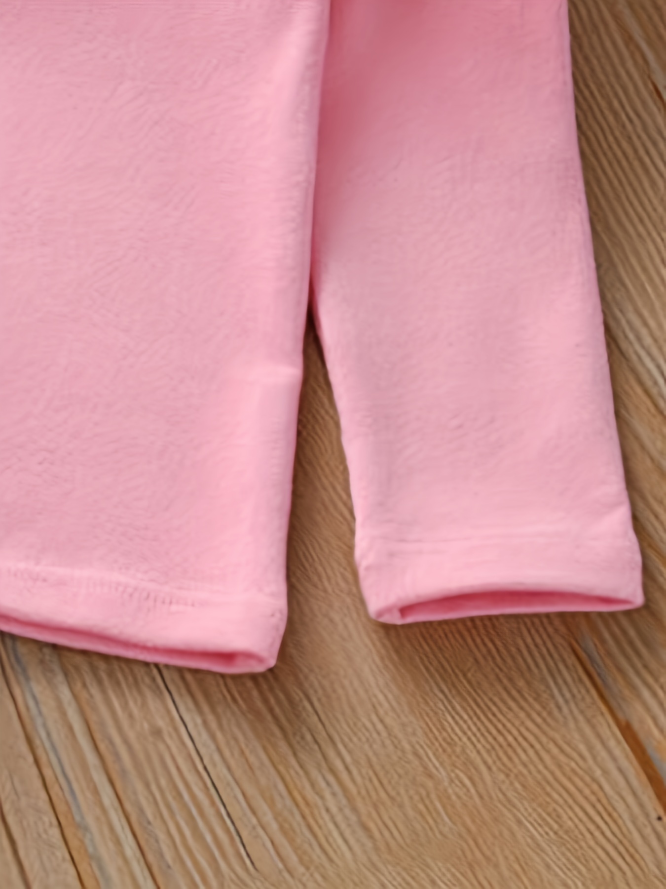 Baby Pink Cotton Leggings