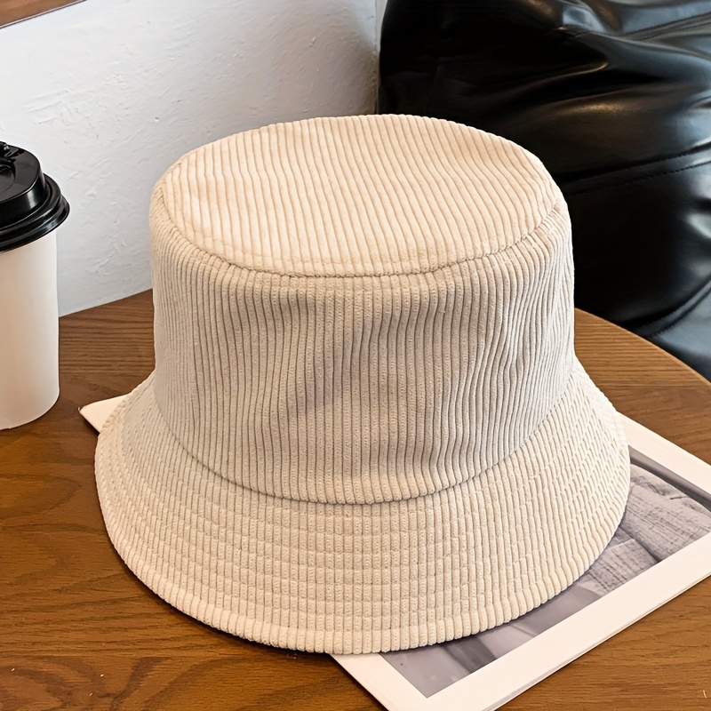 Acheter Chapeau de marin en velours côtelé pour hommes avec bord roulé,  chapeau de port réglable antique, unisexe