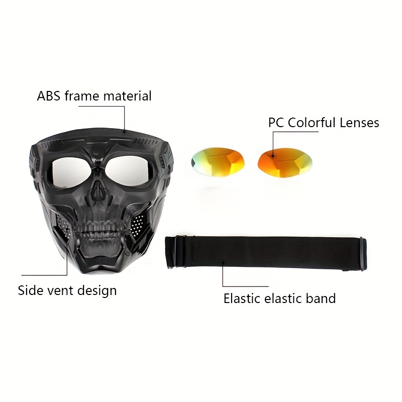 Máscara Paintball Máscara Airsoft Gafas Protección - Temu