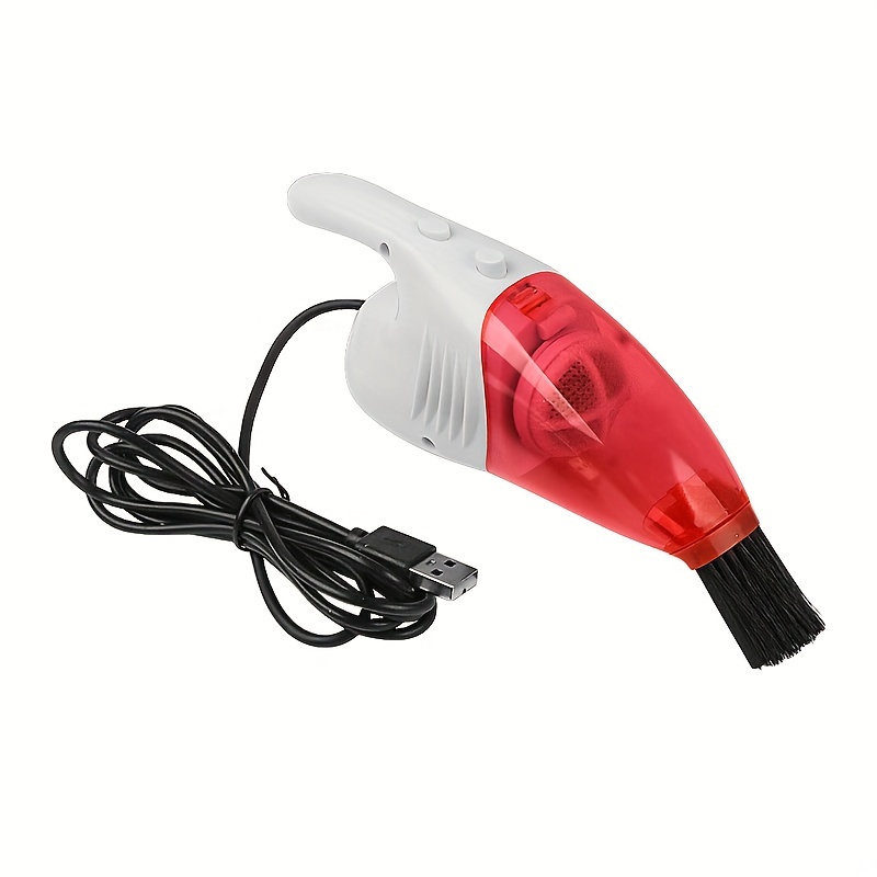 Desktop Vacuum Cleaner USB Charging with Vacuum Nozzle Cleaning Brush,  Detachable Design & Portable Mini Table Dust Vaccum Cleaner, Best Cleaner  for