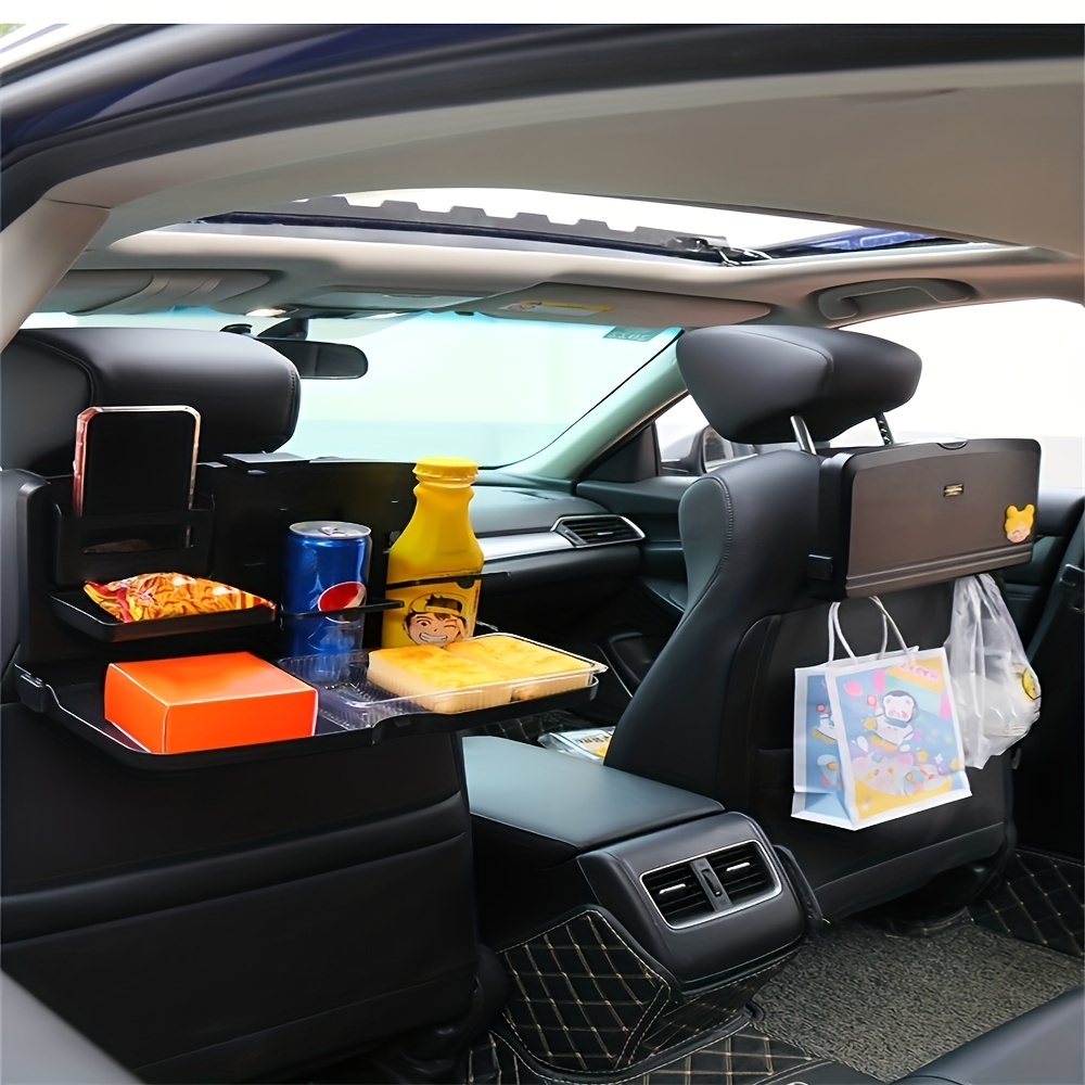 Faltbarer Auto-Essenstablett-Halter, multifunktionaler tragbarer  Auto-Rücksitz-Tablett, Schreibtisch, Essens-Organizer
