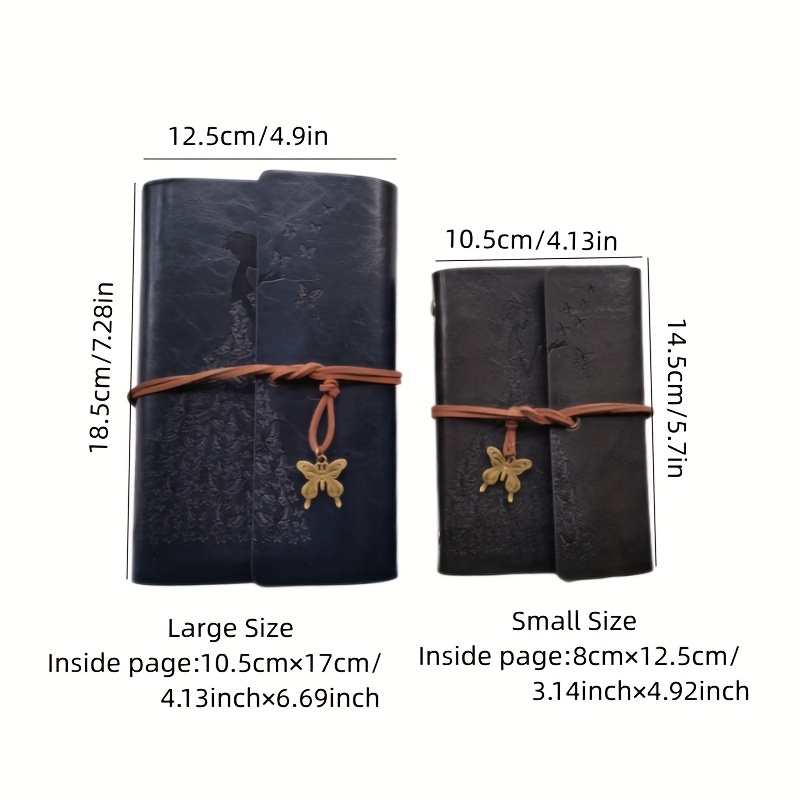 Leather Bound Journal Blank Notebook Gorgeous Fantasy Handmade