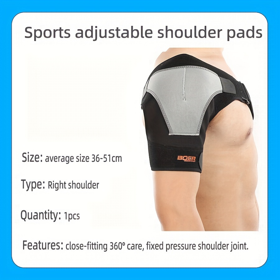 Adjustable Shoulder Brace Support Belt Sports Shoulder - Temu