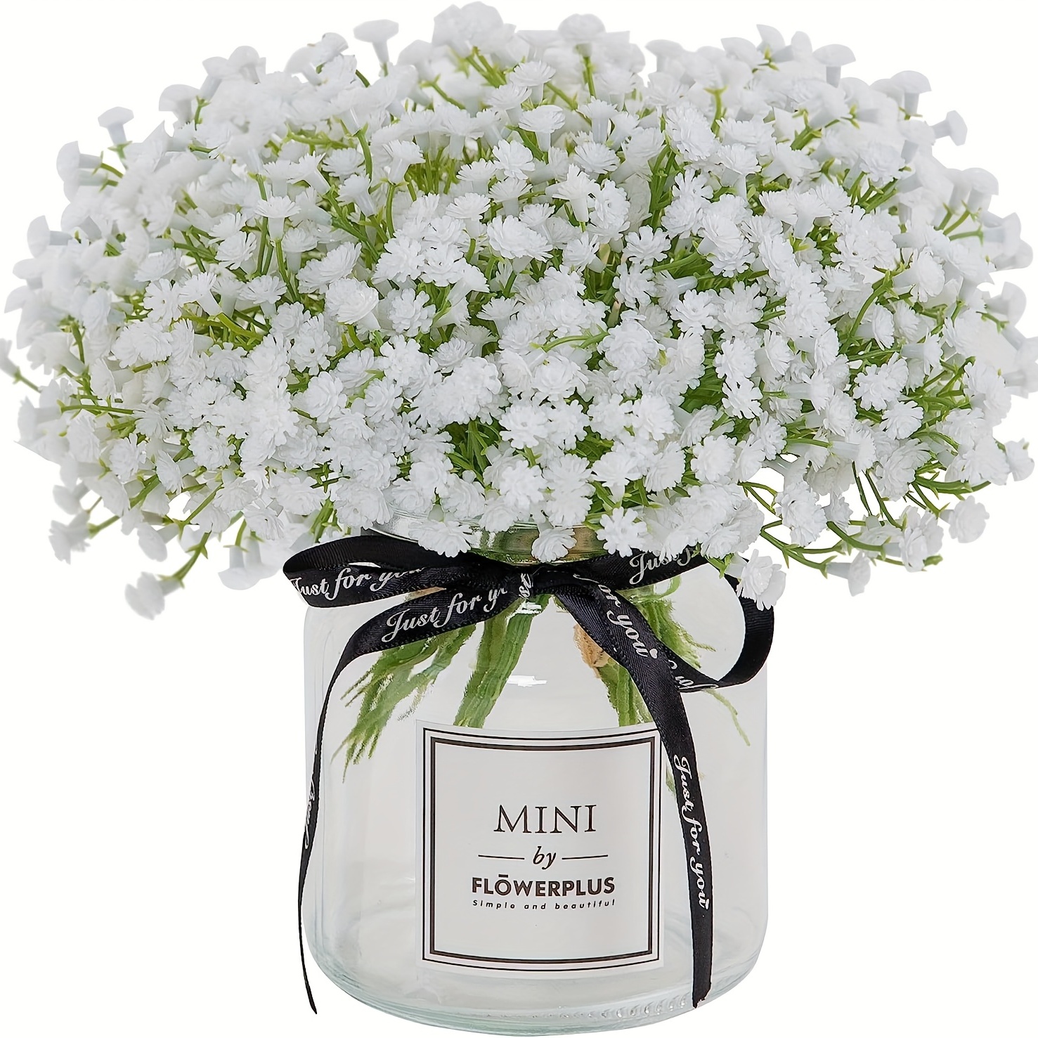 White Babys Breath Artificial Flowers Real Touch Fake - Temu Australia