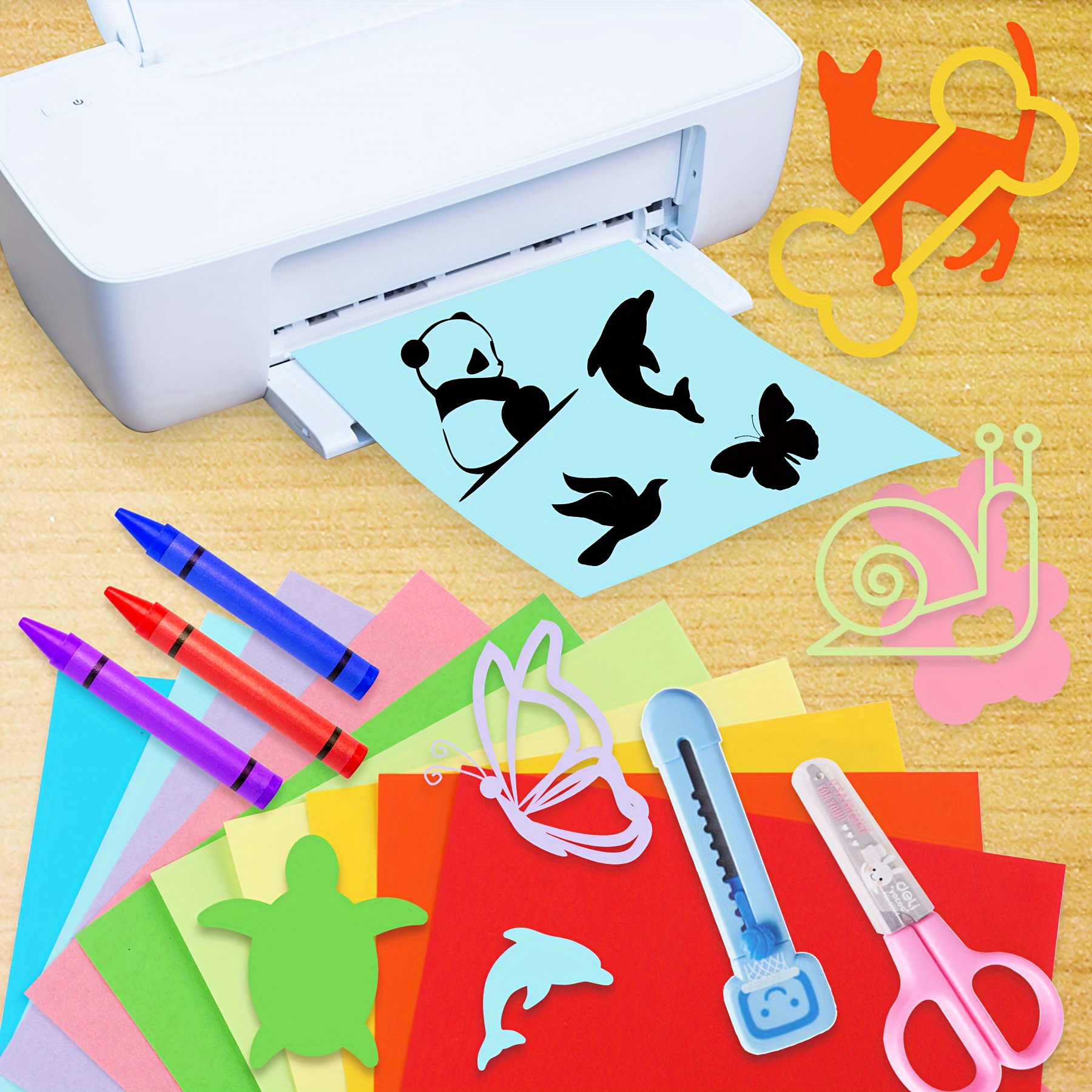 200 Fogli Colorati in Formato A4, Carta Colorata A4 Stampante, Carta da  Costruzione, Origami Papier per DIY Artigianato Bricolage Decorare  Disegnare Tagliare, 80g/m², 20 Colori Assortiti : : Casa e cucina