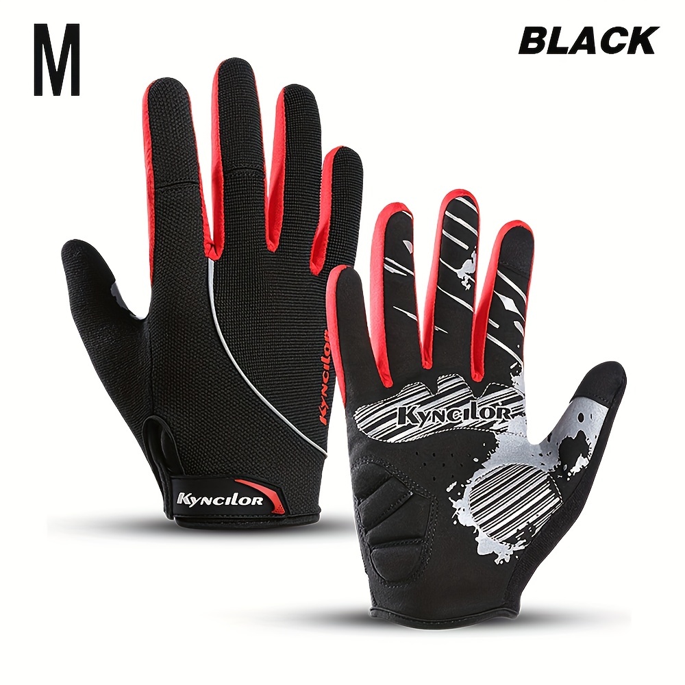 Gants de Cyclisme Homme Doigt Complet Gants Vélo Gel Anti-Choc Antidérapant Gants  VTT Femme Hiver Écran Tactile Gants de Sport Gants pour Cycliste Rout 