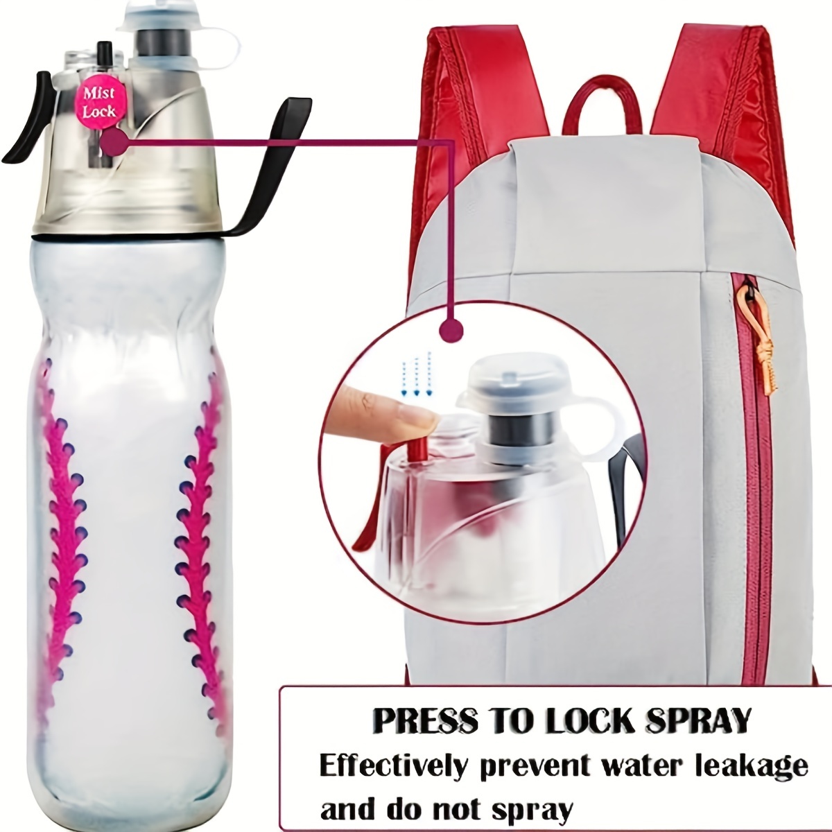 Squeeze Sport Water Bottle 1 Litre Leak Proof - Temu