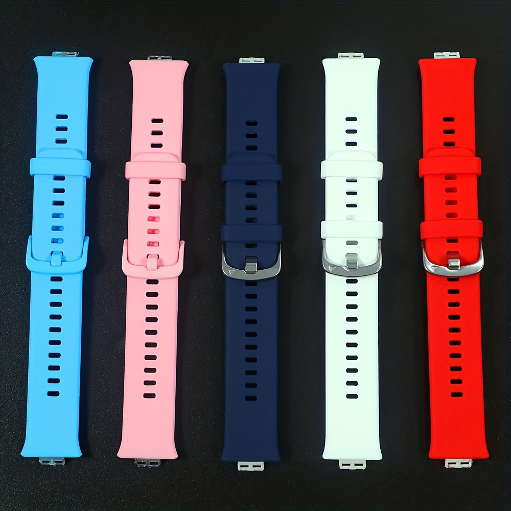 Cheap Silicone Strap for Huawei Band 8 Strap Accessories SmartWatch  Replacement Watchband Wristband Correa Bracelet for Huawei Band 8