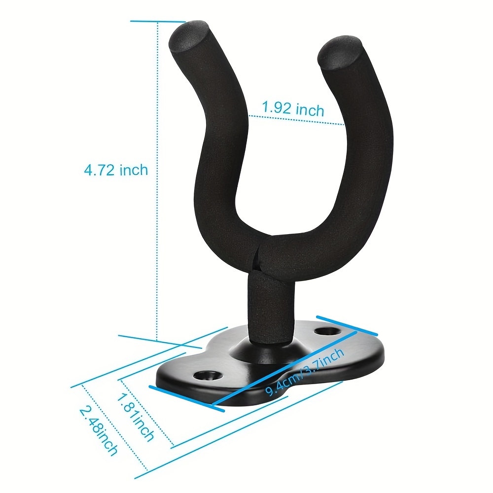 Guitar Hangers, Metal Wall Mounted Guitar Hook Are Suitable For Folk Music, Bass, Electric Guitar, Classical Guitar And Other Musical Instruments, 2packs, 3packs, 4packs To Choose