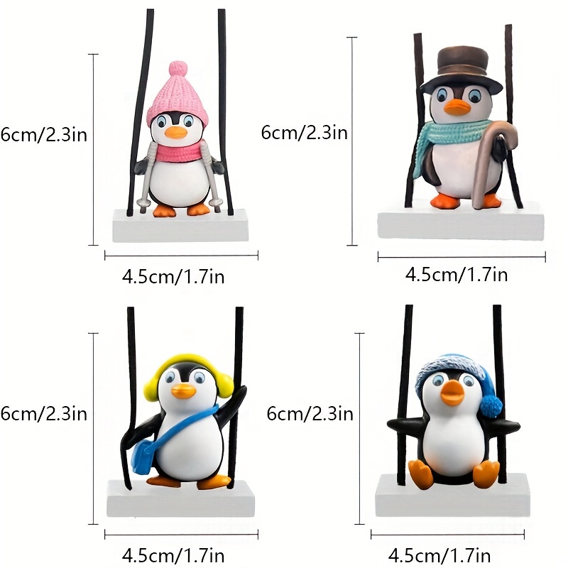 Niedlicher Schwingender Pinguin-anhänger Auto-rückspiegel, Hängende  Dekoration, Auto-innenzubehör, Verpassen Nicht Tollen Angebote