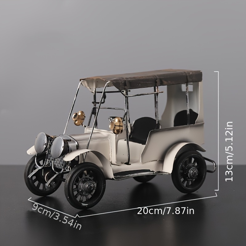 TEMU 1pc Metal Vintage Classic Car Tractor Simulation Model Decoration, Home Decor, Holiday Gifts Eid Al-adha Mubarak