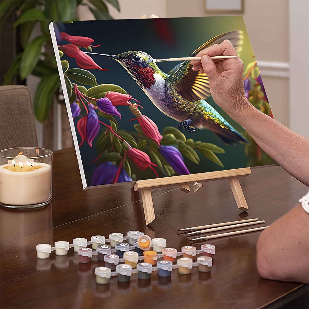 Sea Easy Diy Bird Oil Paint By Numbers For Adults Beginner - Temu