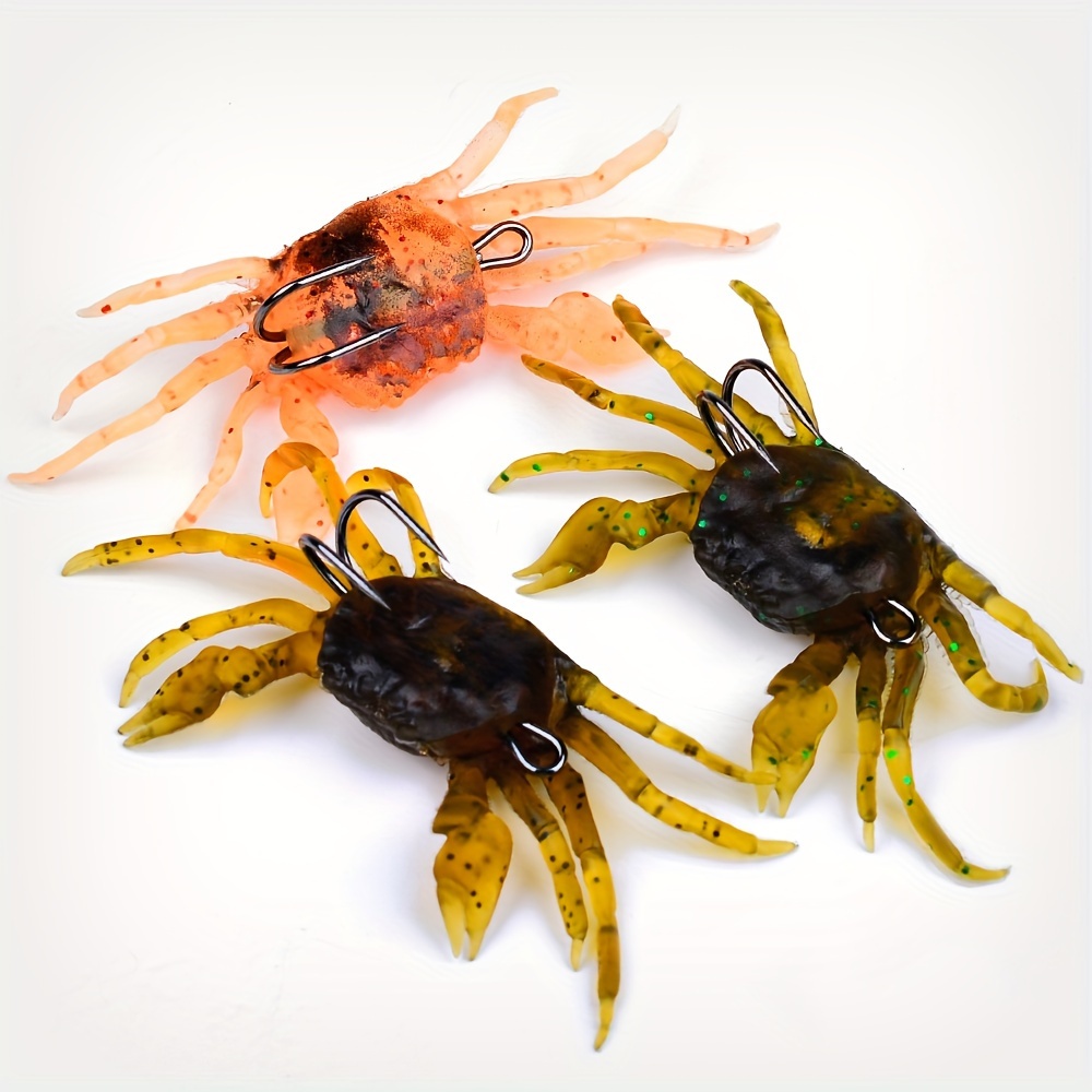 Long Casting Fishing Lure Hook Sinking Bionic Crab Bait - Temu