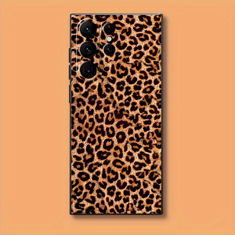 Leopard Pattern Phone Case Galaxy S24/s24+/s24 - Temu Germany