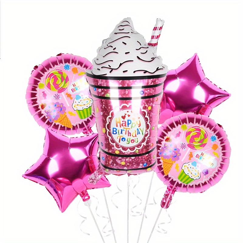 5 Pièces/ensemble, Arrangement De Décoration De Fête D'anniversaire De  Voiture Vintage, Ballon En Film D'aluminium, Accessoire Photo D'anniversaire,  Arrangement De Décor De Scène De Fête D'anniversaire, Décor De Chambre,  Décor D'intérieur 