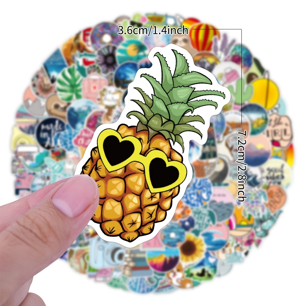 300 PCS Stickers Pack (50-850Pcs/Pack), Colorful VSCO Waterproof Stickers,  Cute Aesthetic Stickers. Laptop, Water Bottle, Phone, Skateboard Stickers